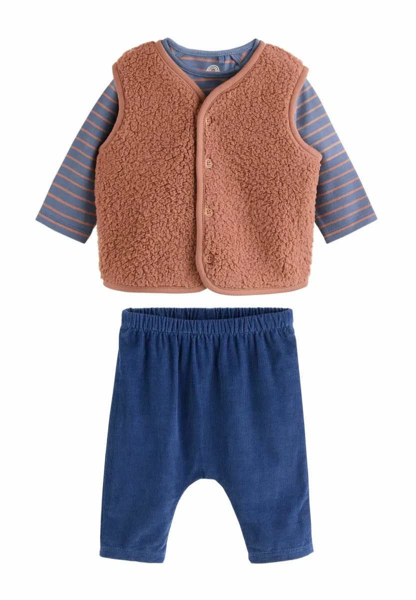 SET - Strickpullover - navy animal borg