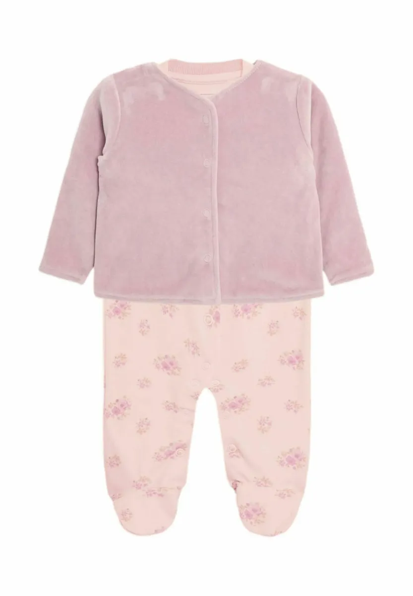 SET - Sweatjacke - floral