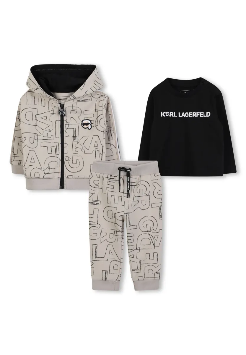 SET - Sweatjacke - sand