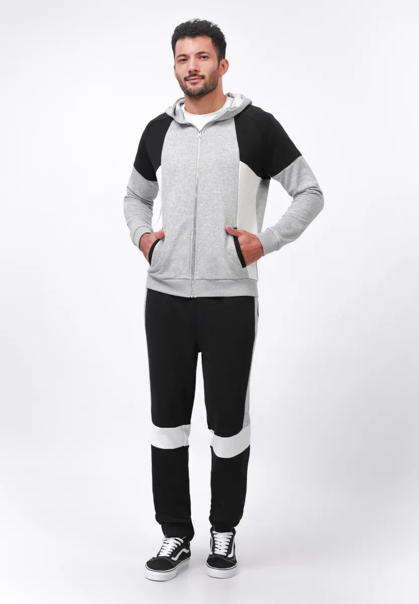 SET - Trainingsanzug - black/white