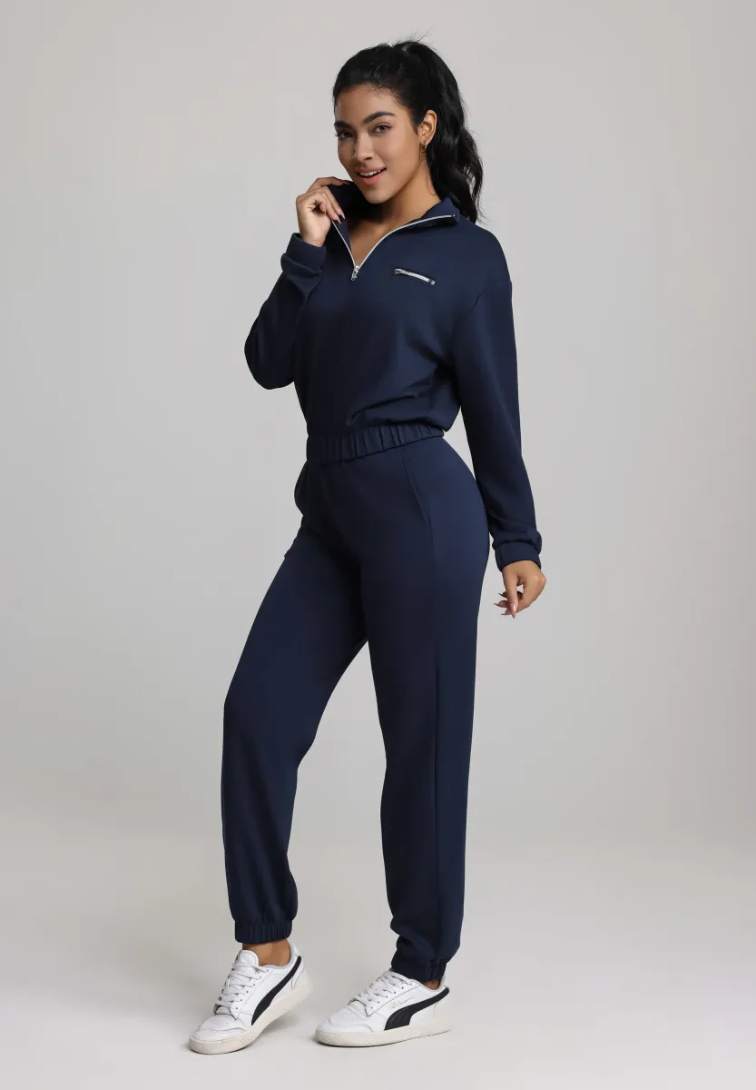 SET - Trainingsanzug - navy