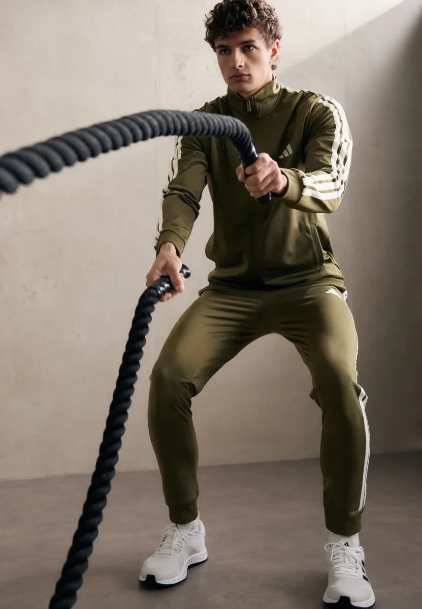 SET - Trainingsanzug - olive strata/white