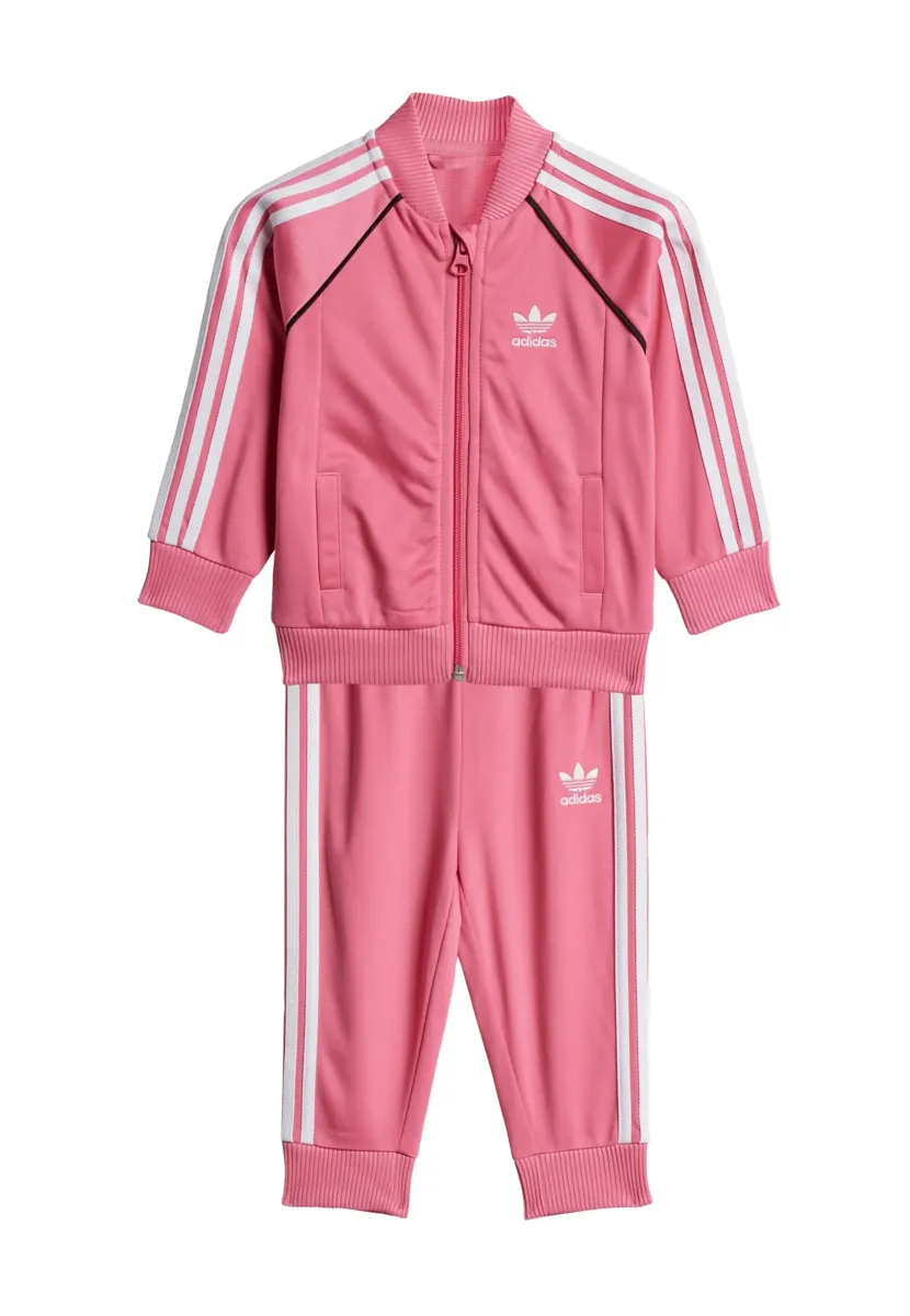 SET - Trainingsanzug - pink fusion pink fusion white