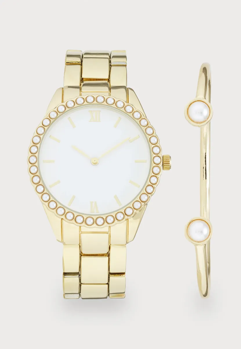 SET - Uhr - gold-coloured