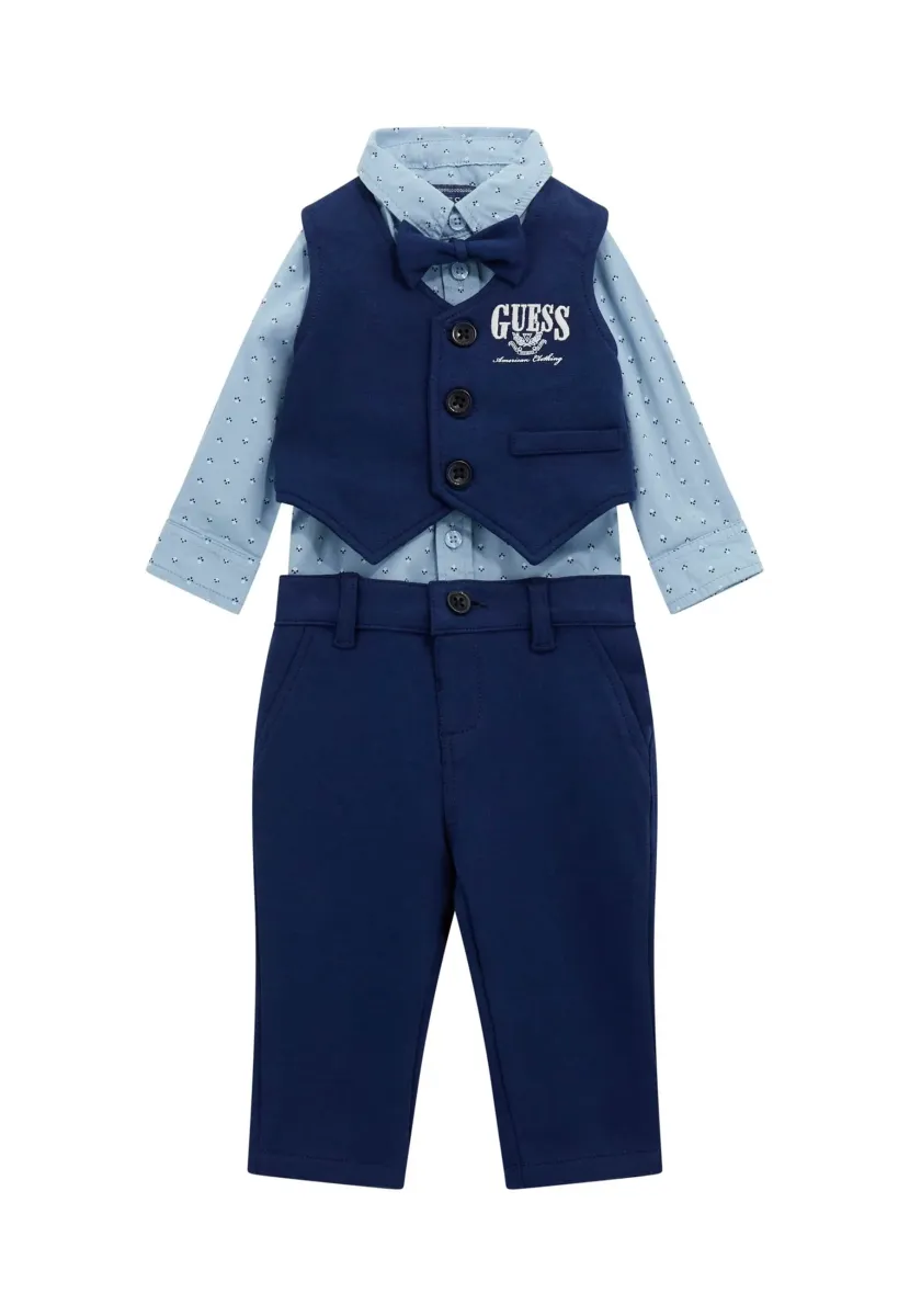 SET - Weste - dunkelblau