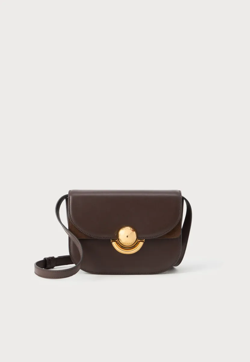 SFERA MINI CROSSBODY ROUND - Umhängetasche - cioccolato