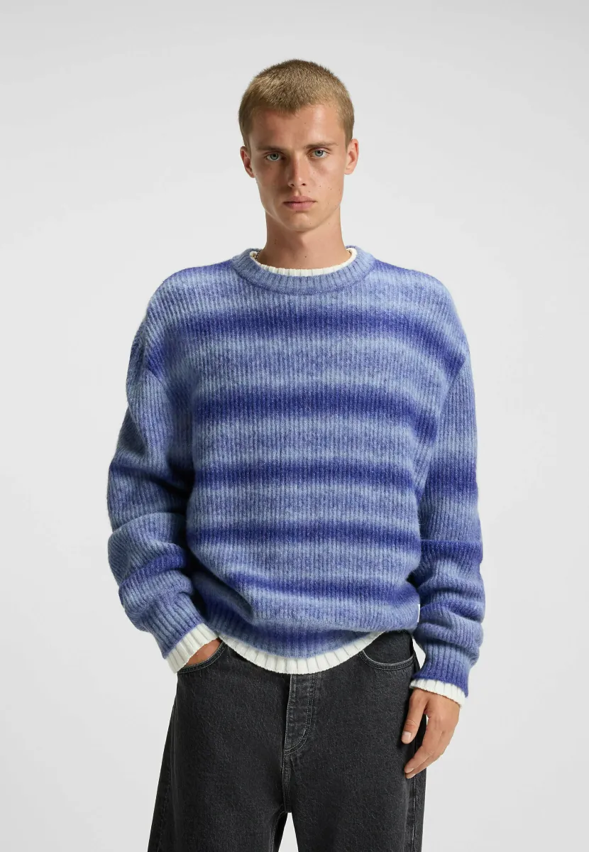 SFUSI - Strickpullover - open blue thirtythree