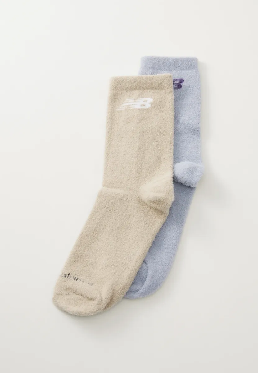 SHAGGY LIKE CREW 2 PACK - Socken - beige/brown