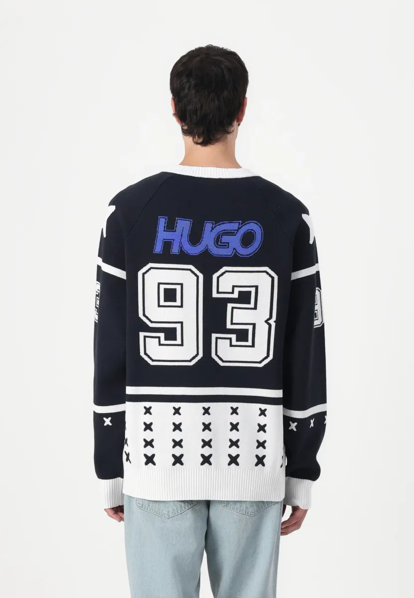 SHALOCK - Strickpullover - white
