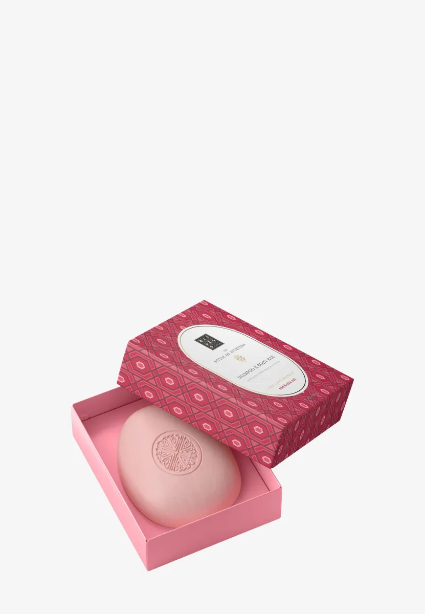 SHAMPOO & BODY BAR - THE RITUAL OF AYURVEDA - SWEET & NUTTY - ALMOND OIL & INDIAN ROSE - Seife - 0
