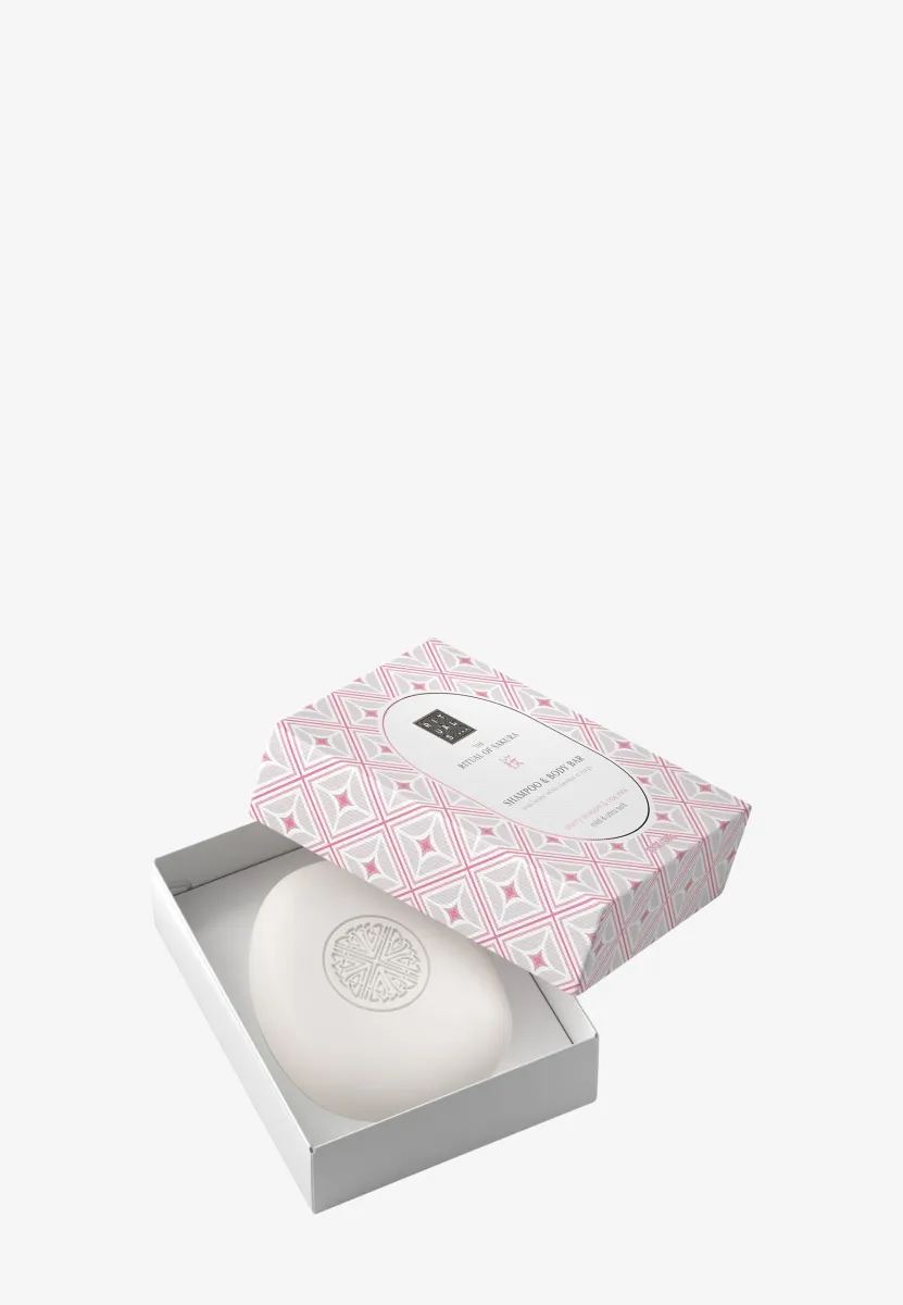SHAMPOO & BODY BAR - THE RITUAL OF SAKURA - FLORAL - CHERRY BLOSSOM & RICE MILK - Seife