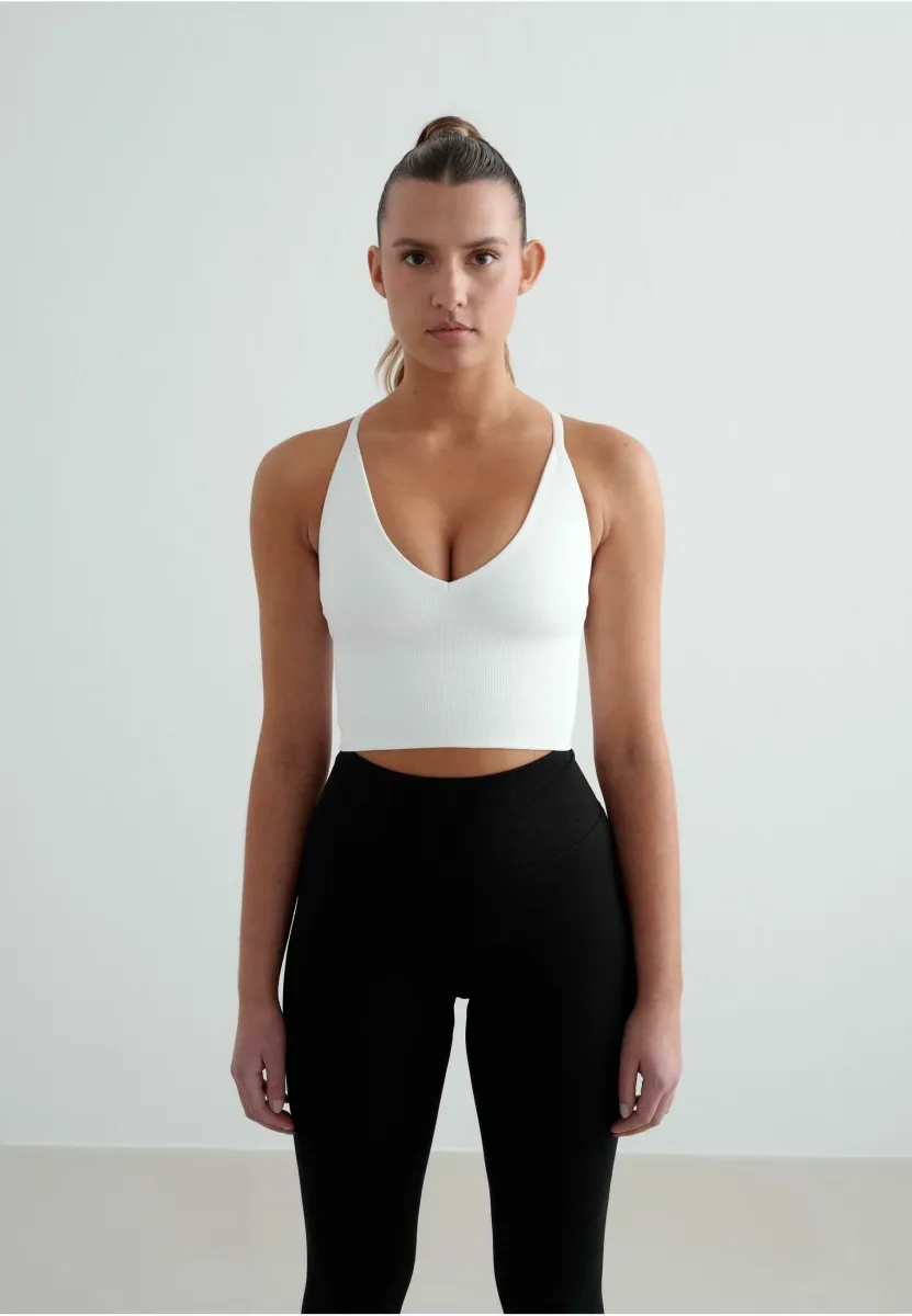 SHAPE SEAMLESS CROSS BACK  - Sport-BH mit leichter Stützkraft - white