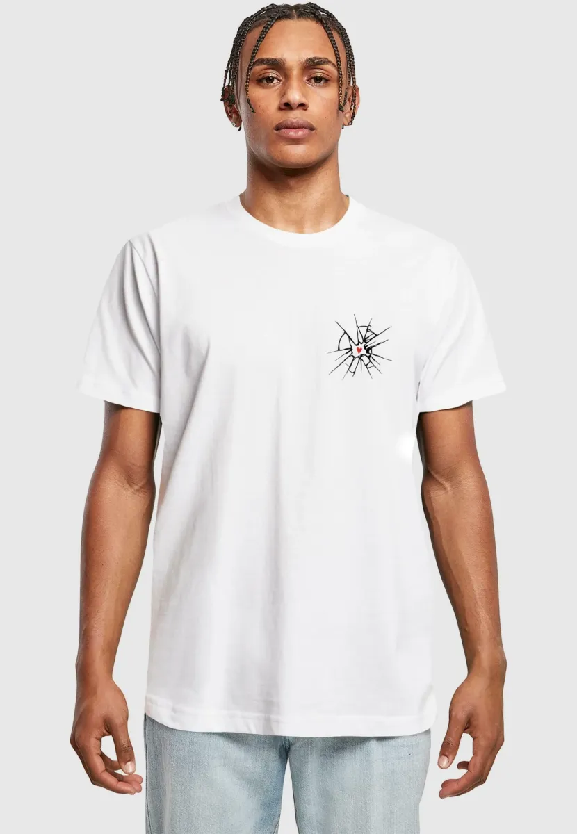 SHATTERED GLASS - T-Shirt print - white