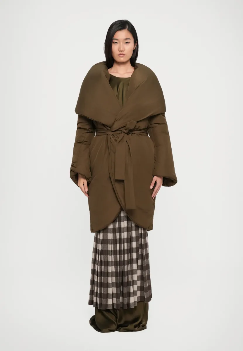 SHAWL COLLAR SLEEPING BAG COAT - Wintermantel - bark