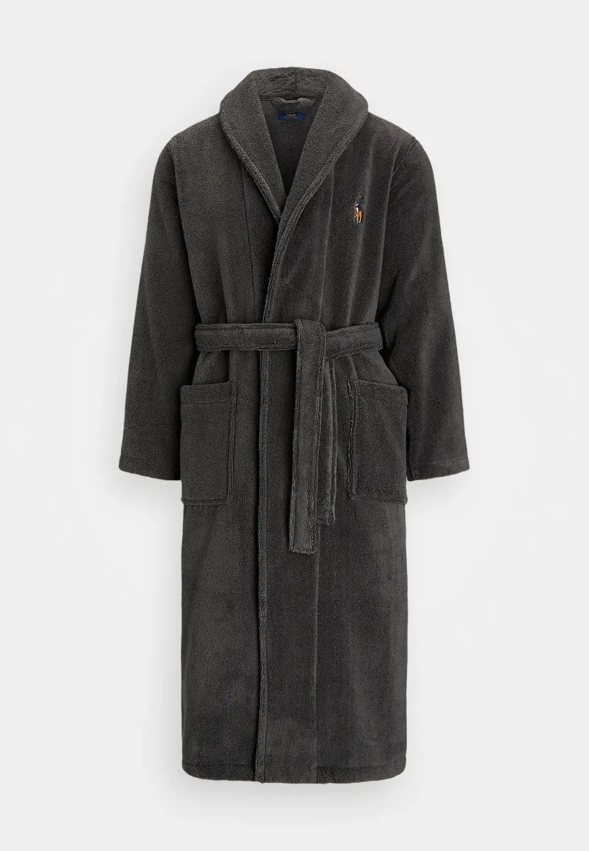 SHAWL LOUNGE ROBE - Bademantel - dark slate