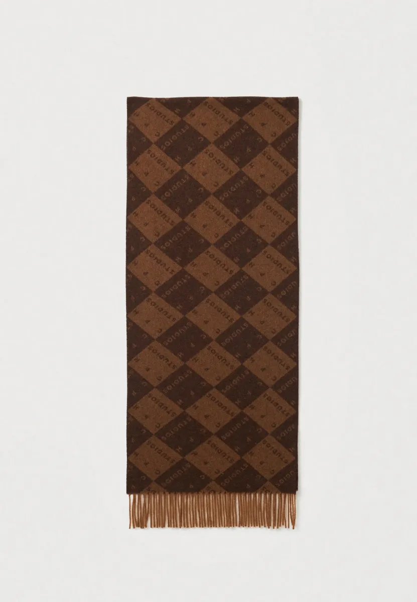 SHAWL UNISEX - Schal - brown