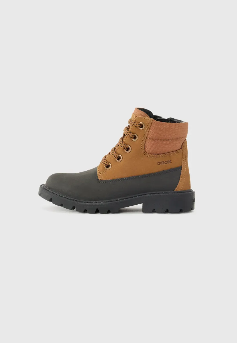 SHAYLAX - Schnürstiefelette - brown/black