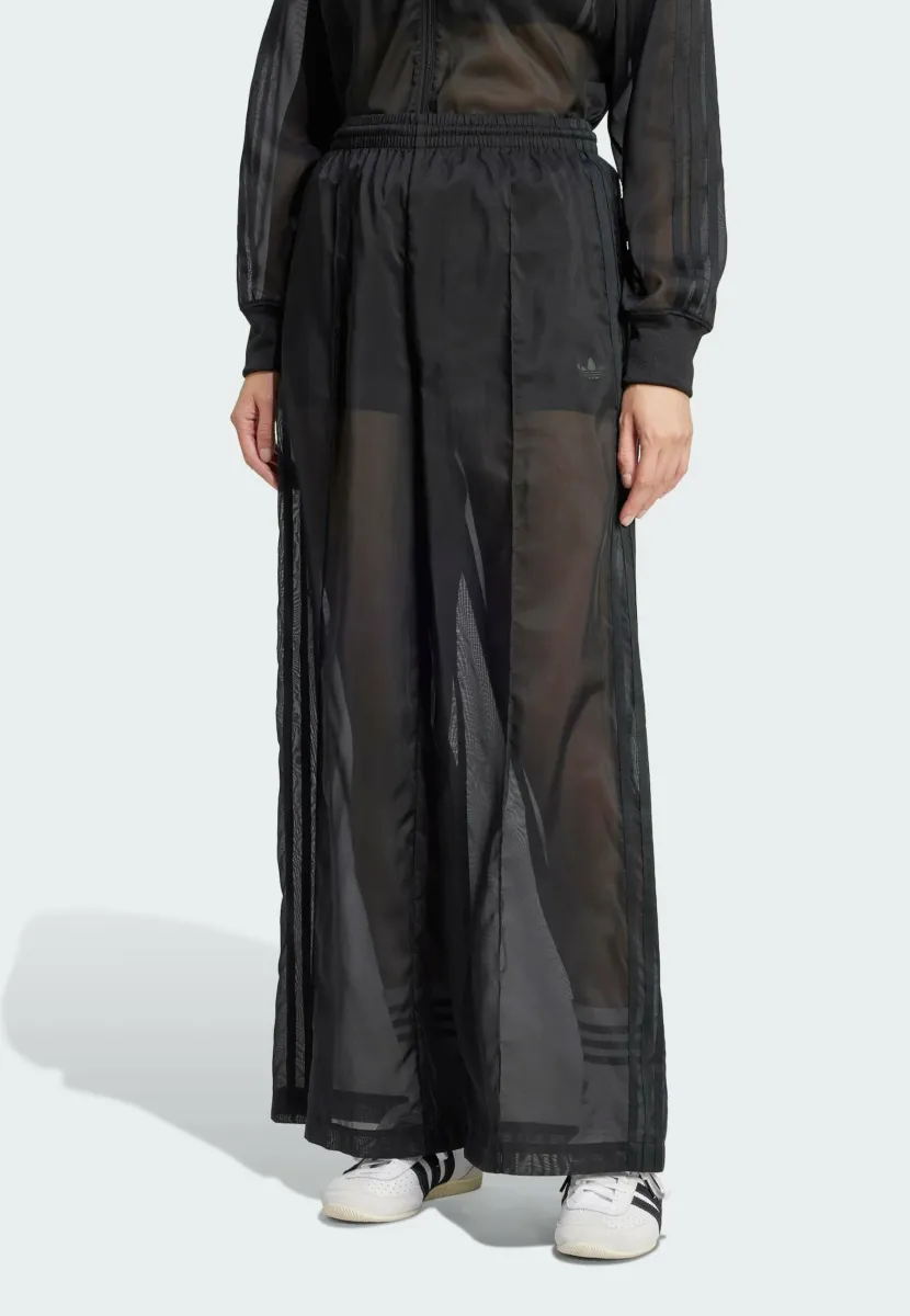 SHEER TP - Stoffhose - black