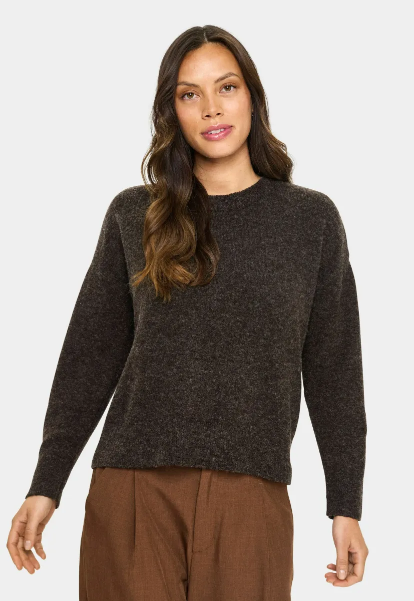 SHELLYSZ - Strickpullover - mulch