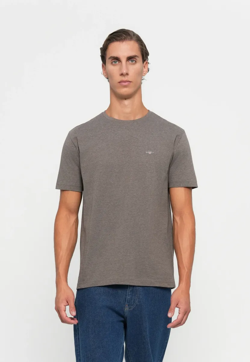 SHIELD - T-Shirt basic - seawood melange