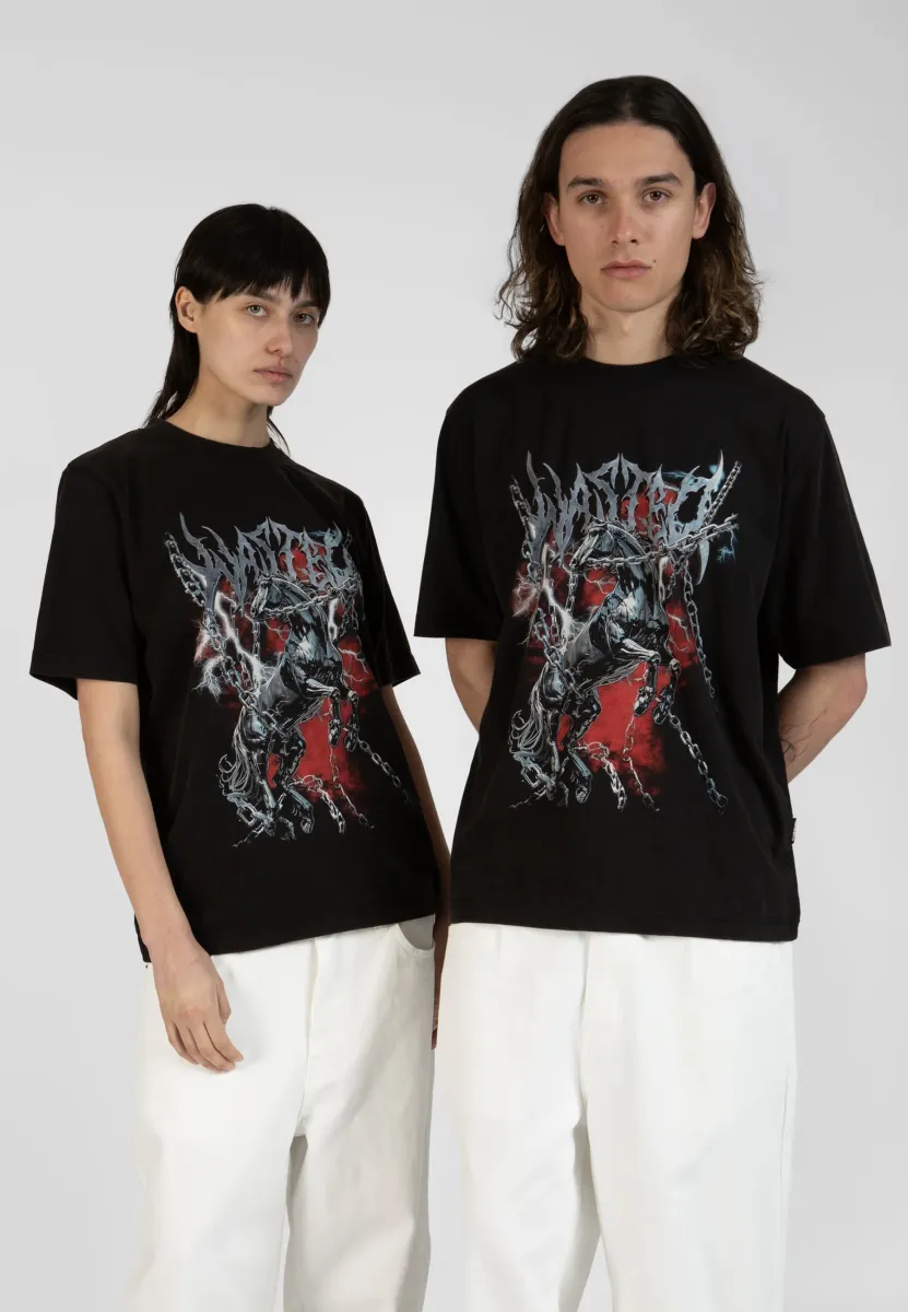 SHIRE UNISEX - T-Shirt print - faded black