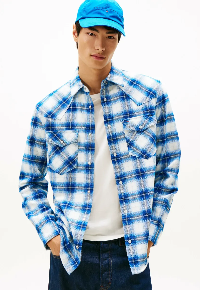 SHIRT - Hemd - vibrant indigo   shadow check