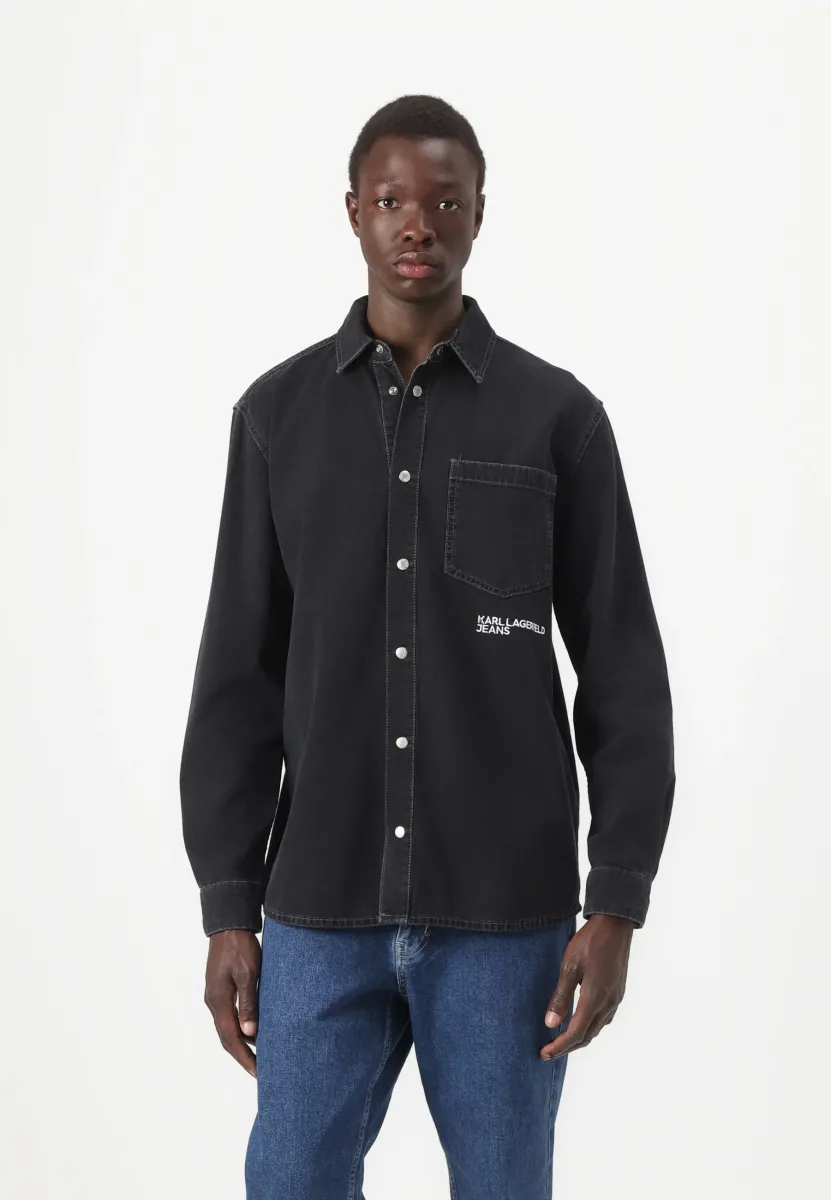 SHIRT - Hemd - washed black