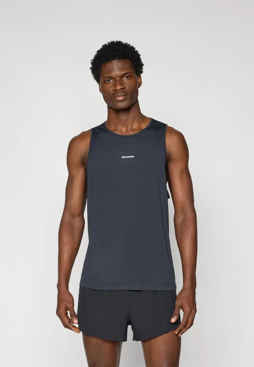 SHKOUT CORE TANK - Top - deep black