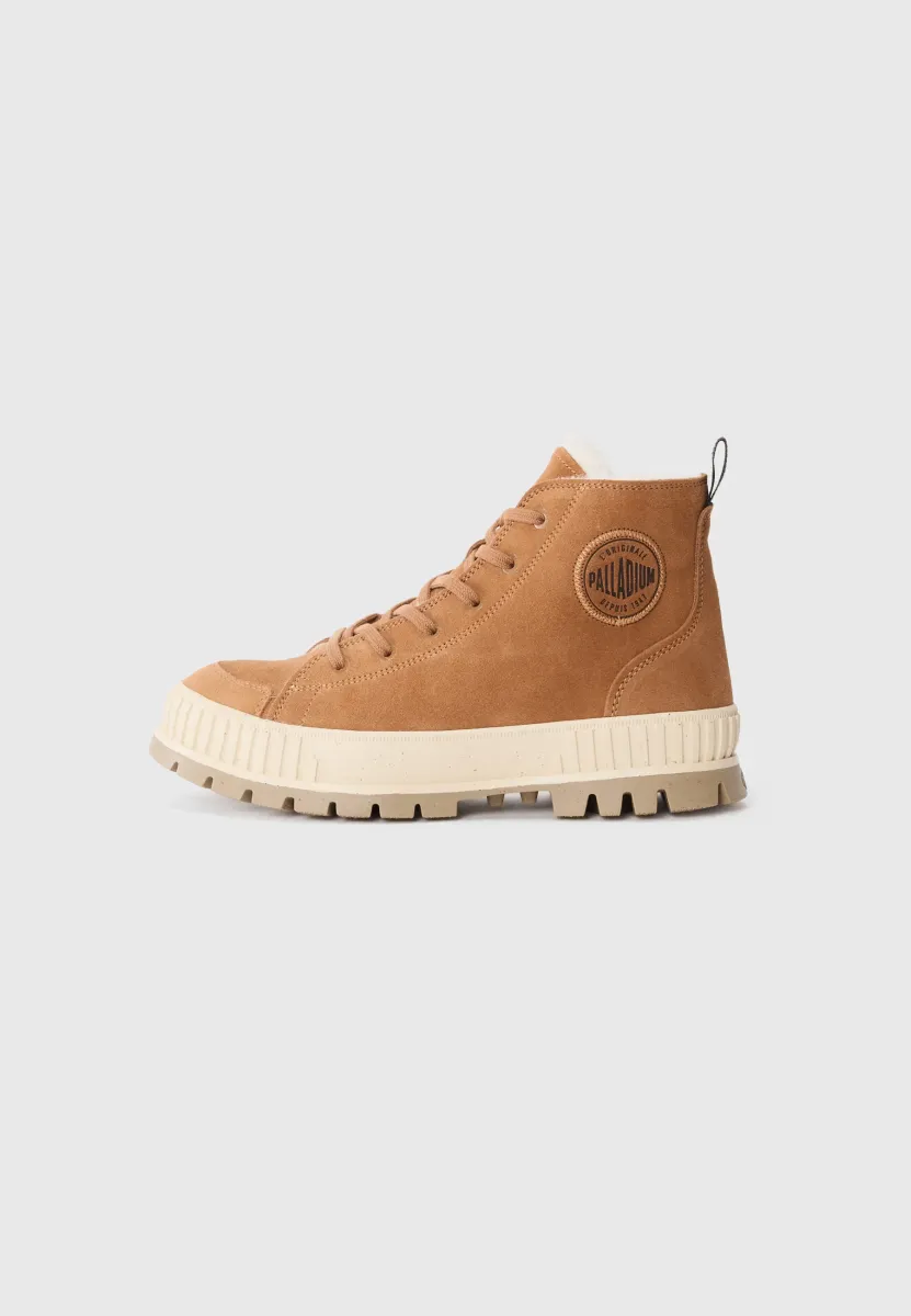 SHOCK UNISEX - Schnürstiefelette - mahogany