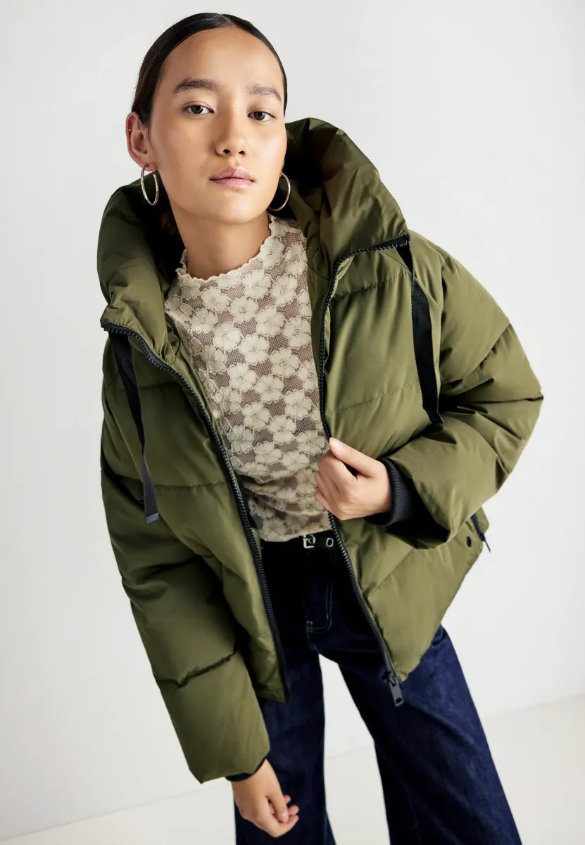 SHORT JACKET - Winterjacke - forest night