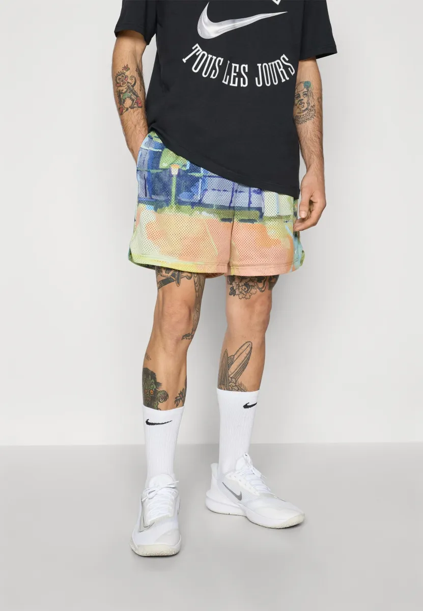 SHORT NAOS - Kurze Sporthose - malachite/pale ivory