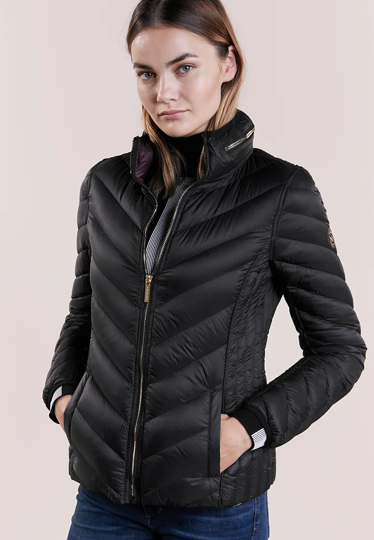 SHORT PACKABLE  - Daunenjacke - black