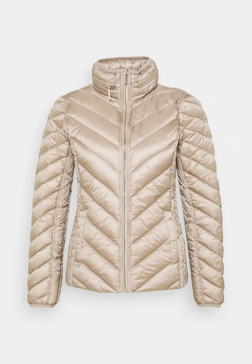 SHORT PACKABLE  - Daunenjacke - champagne