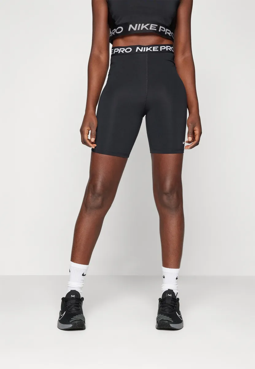 SHORT RISE - Tights - black/white