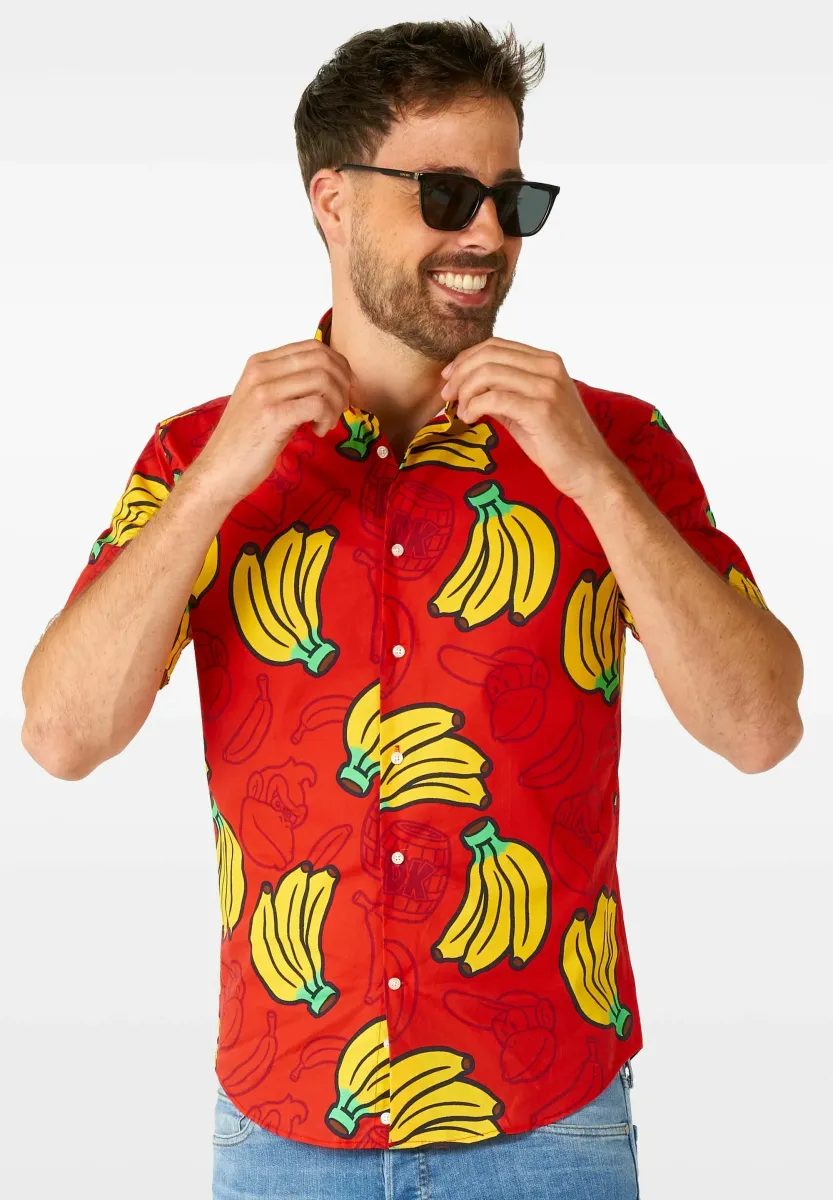 SHORT SLEEVE DONKEY KONG - Hemd - red