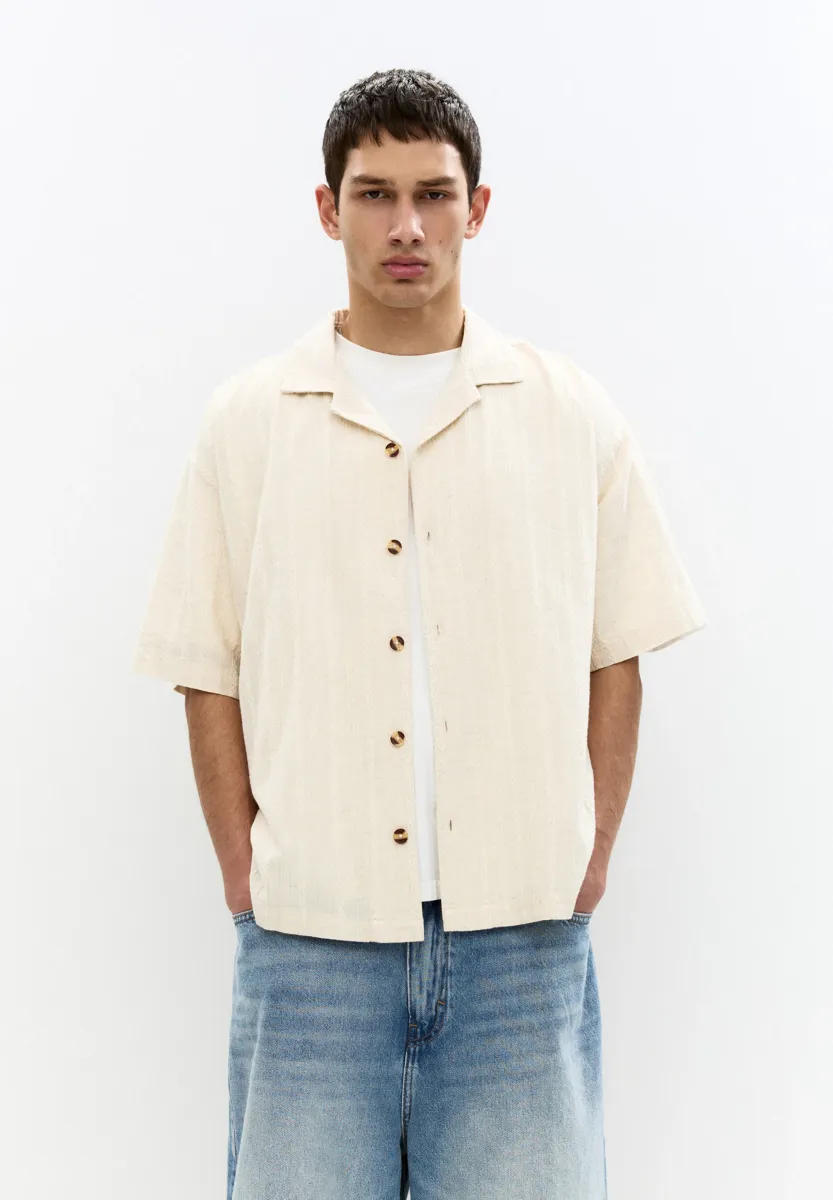 SHORT SLEEVE - Hemd - beige