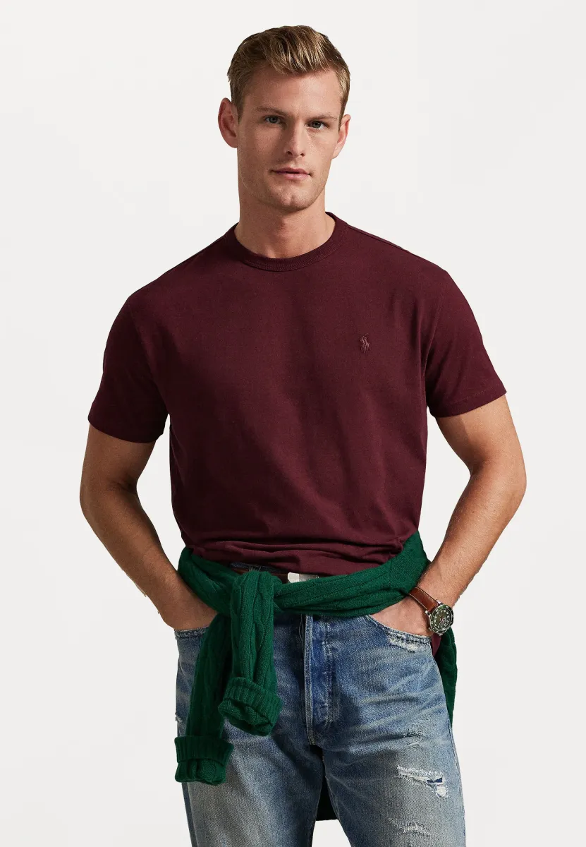 SHORT SLEEVE - T-Shirt basic - rich ruby