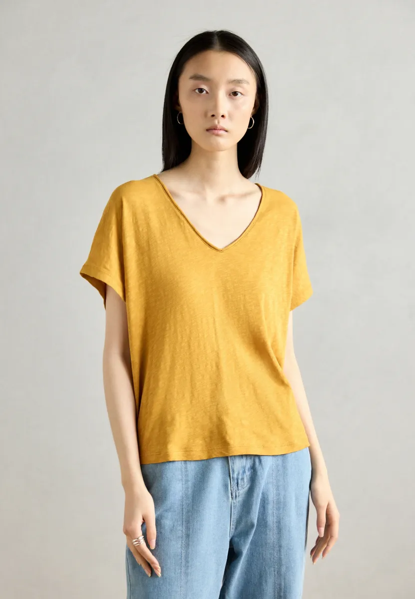 SHORT SLEEVE - T-Shirt basic - yellow