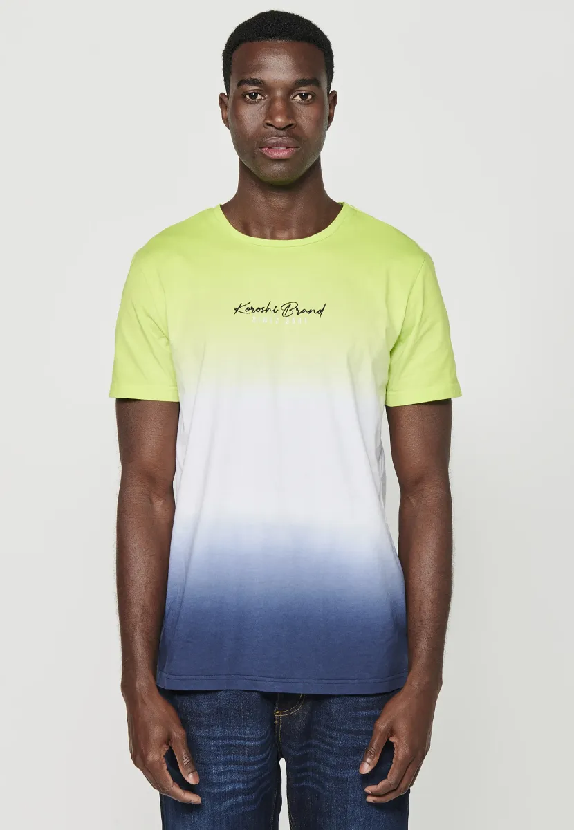 SHORT SLEEVE   - T-Shirt print - lima   lime green