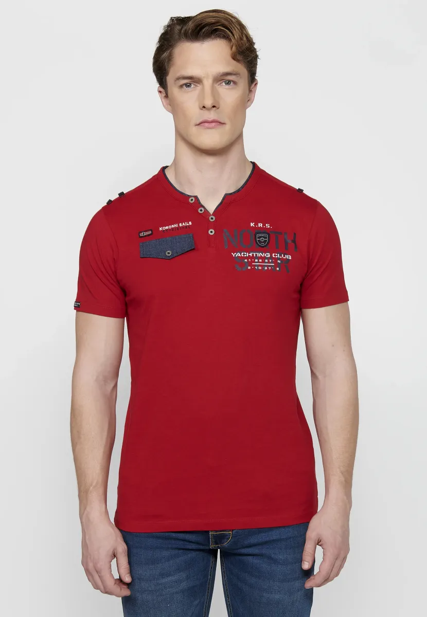 SHORT SLEEVE  - T-Shirt print - rojo   red