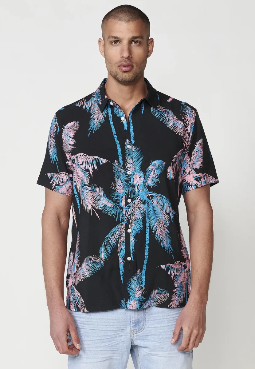 SHORT-SLEEVED - Hemd - black