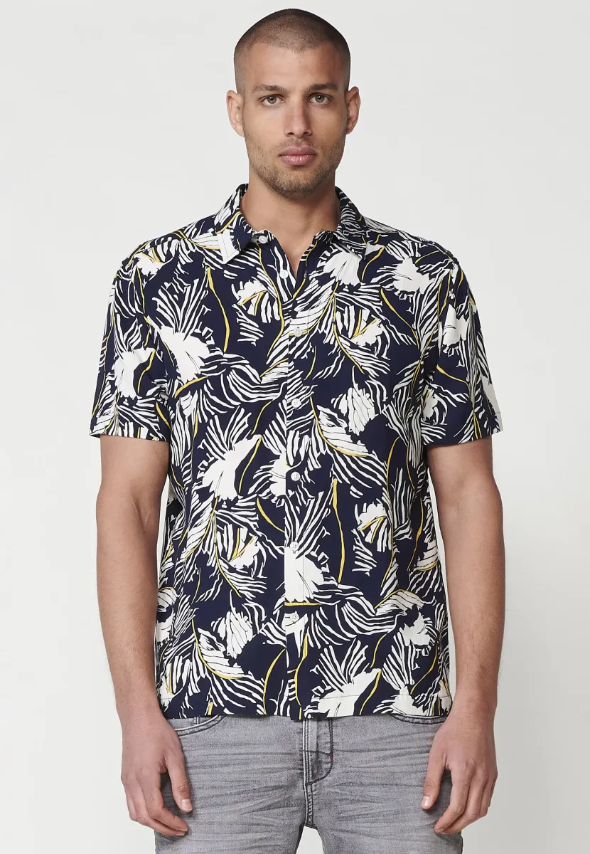 SHORT-SLEEVED - Hemd - navy