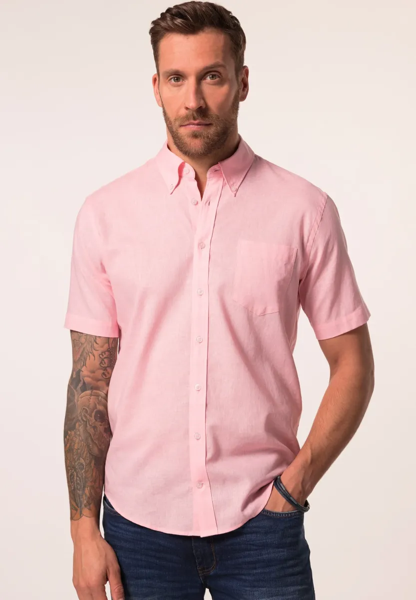 SHORT SLEEVES BUTTON-DOWN COLLAR MODERN FIT - Hemd - pink