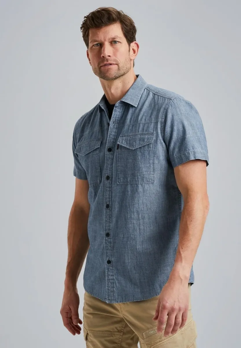 SHORT SLEEVES - Hemd - real indigo