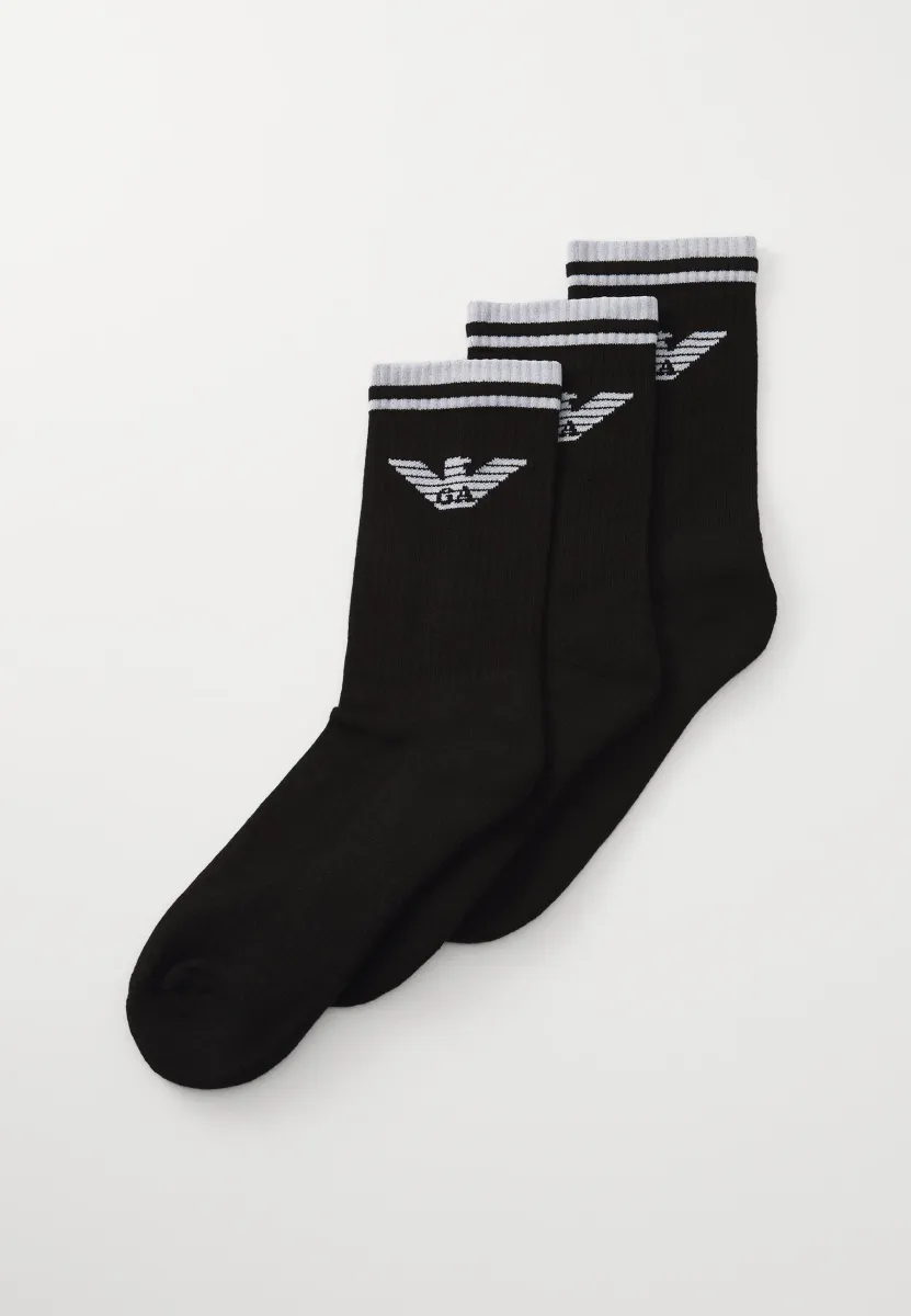 SHORT SOCKS 3 PACK - Socken - black/black/black