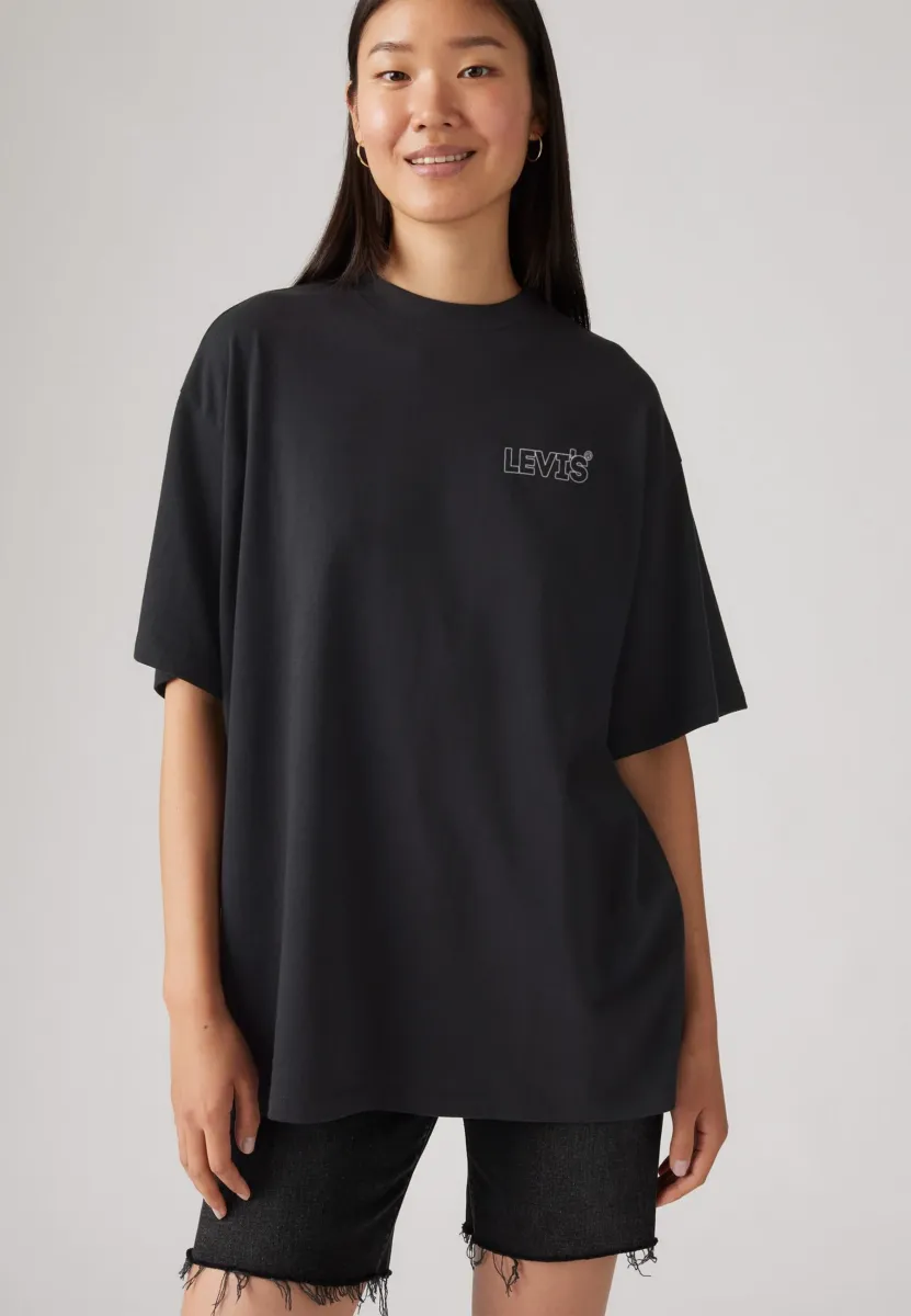 SHORT STACK TEE - T-Shirt print - black