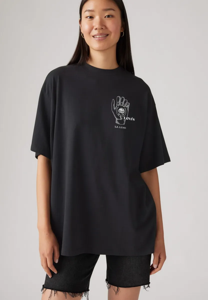 SHORT STACK TEE - T-Shirt print - black