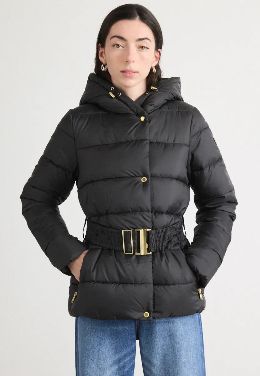 SHORT TRACK LINE JACKET - Winterjacke - black/jasmine