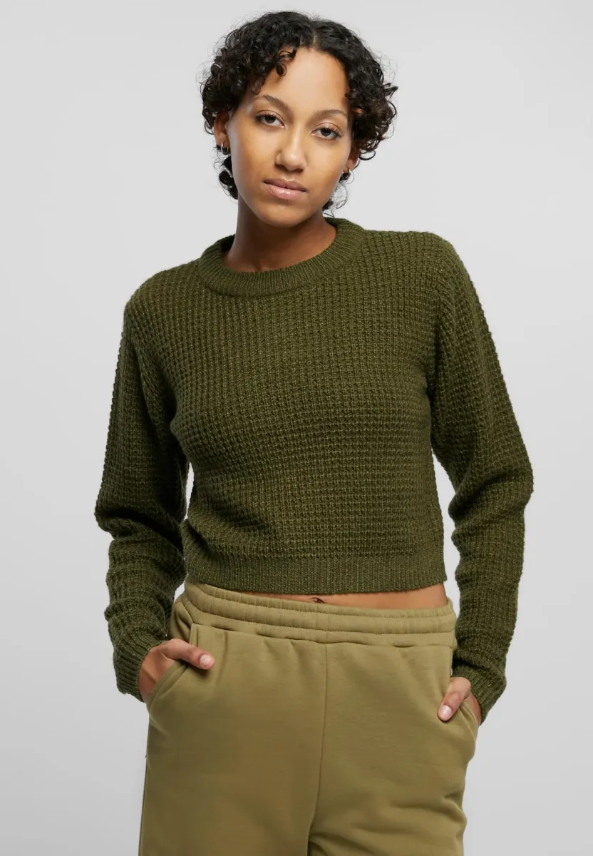 SHORT WAFFLE - Strickpullover - summerolive