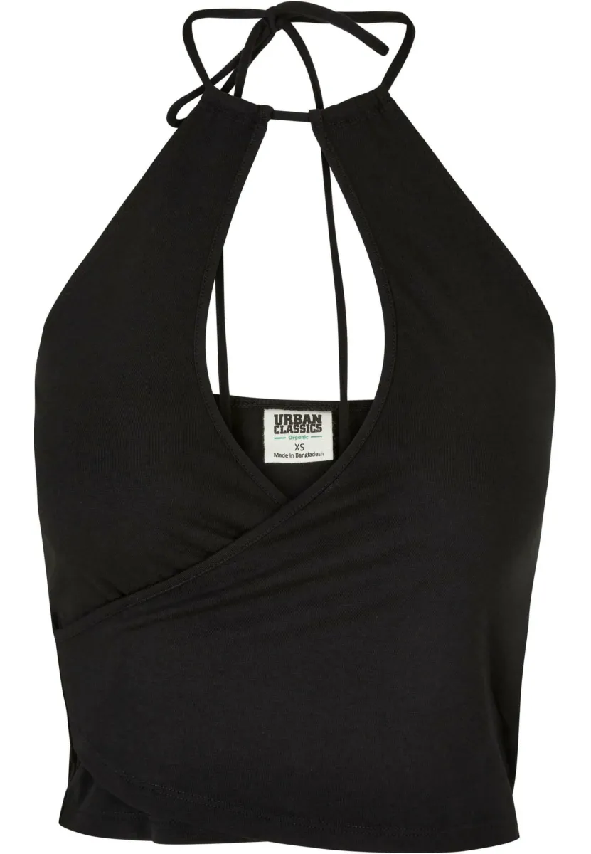 SHORT WRAPED NECKHOLDER - Top - black